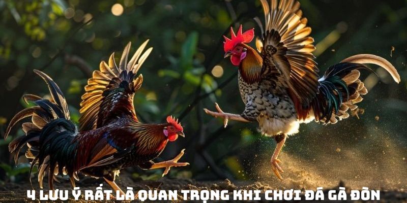 Những điều bạn nên biết khi chơi đá gà đòn