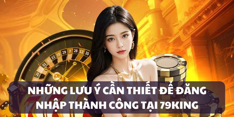 Những lưu ý khi đăng nhập 79king