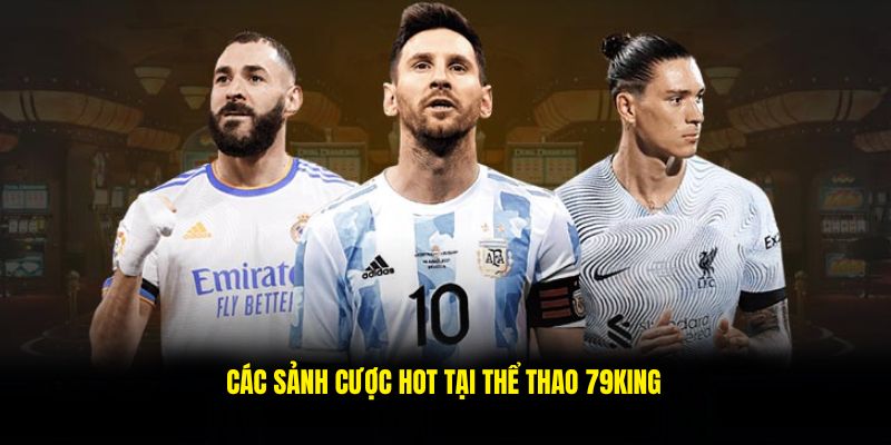 Các sảnh cược hiện có tại thể thao 79king